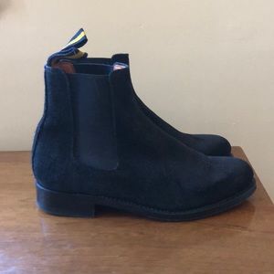 Dukes Baxter heritage Chelsea boots, suede